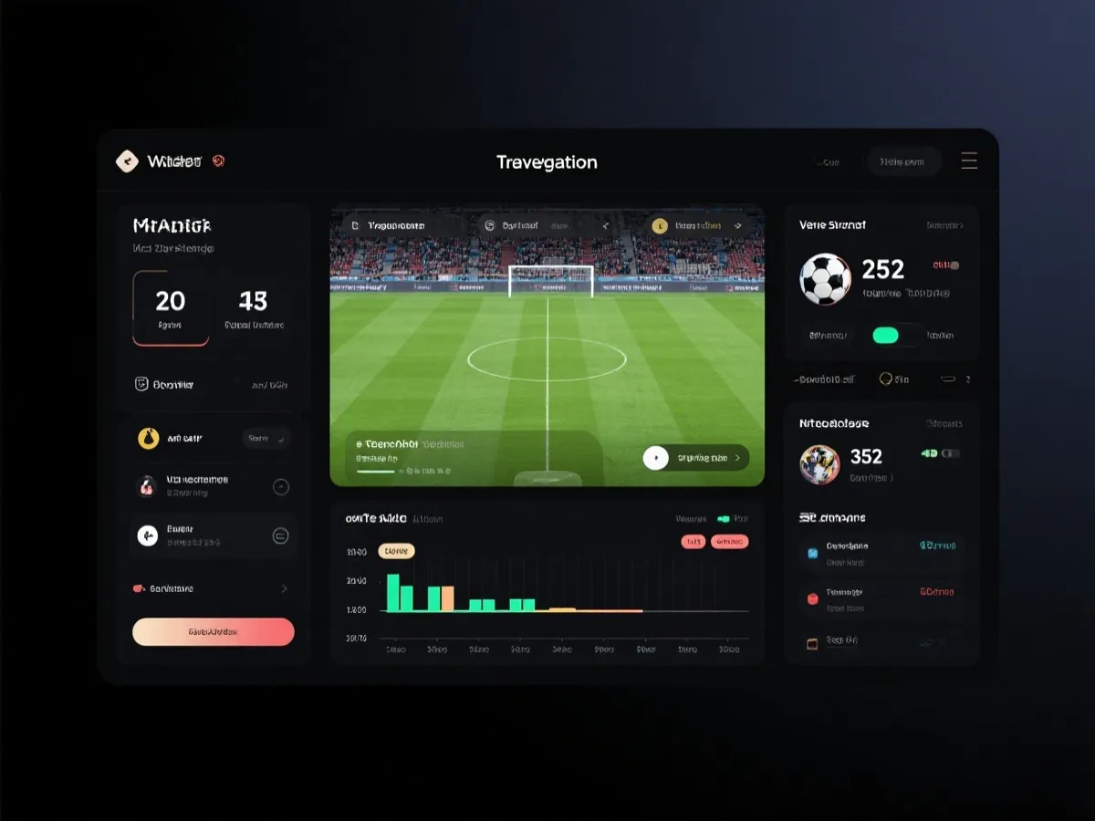 2026世界盃直播與即時比分介面示意圖